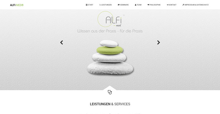 ALFI-MED Webdesign