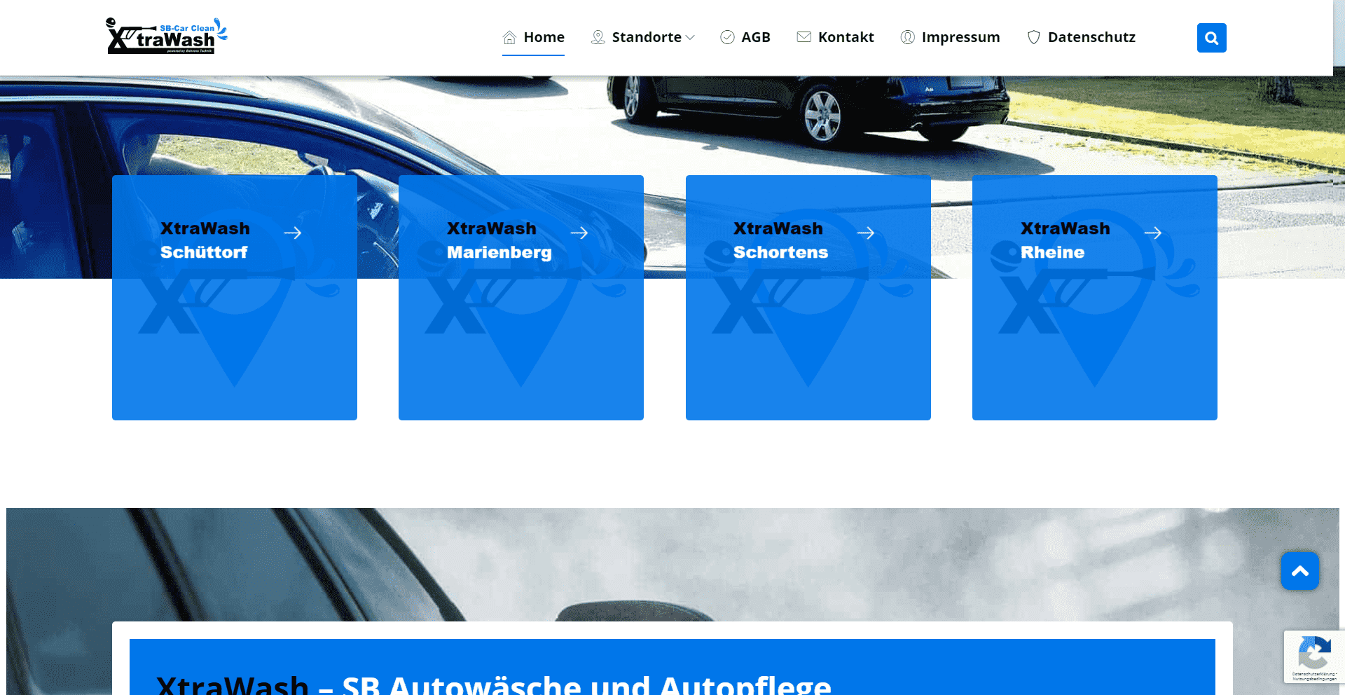 XtraWash - SB Autowäsche | WordPress Webdesign Referenz